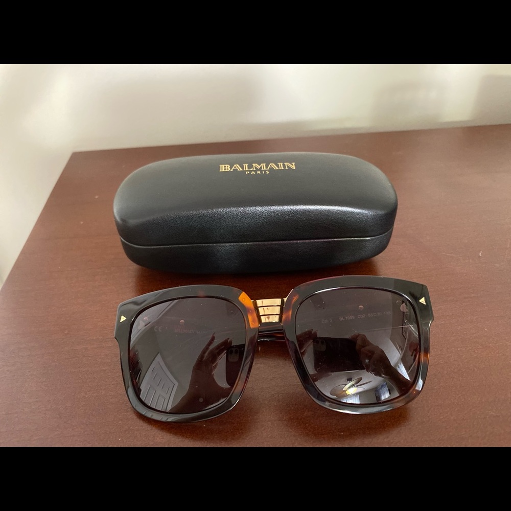*NBW* Balmain 55MM Square Sunglasses
